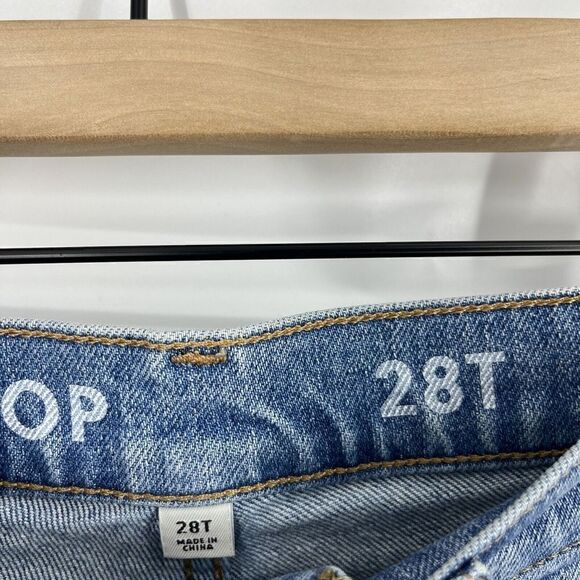 J Crew Jeans Size 28 Tall Womens Blue Demi Boot Jeans Light Wash Stretch Raw Hem - Picture 4 of 10